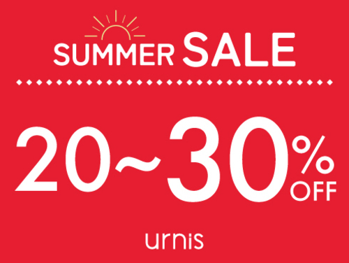 SUMMER SALE  20~30%OFF
