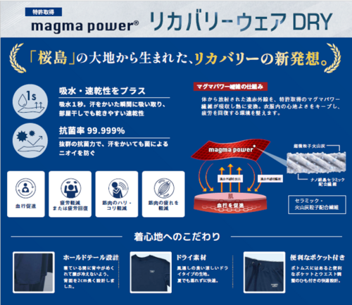 リカバリーウエア DRY