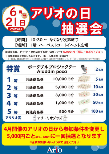 6月アリオの日