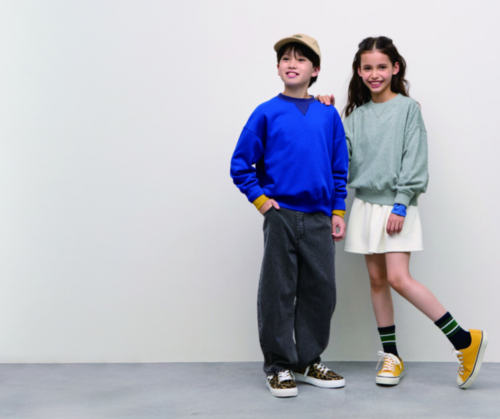 【GU】KIDSスウェットプルオーバー