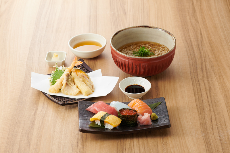 寿司5貫＋天ぷらセット